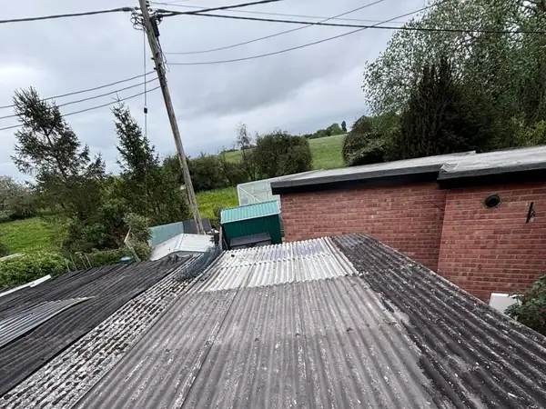 Asbestos garage roof removal in Oxford