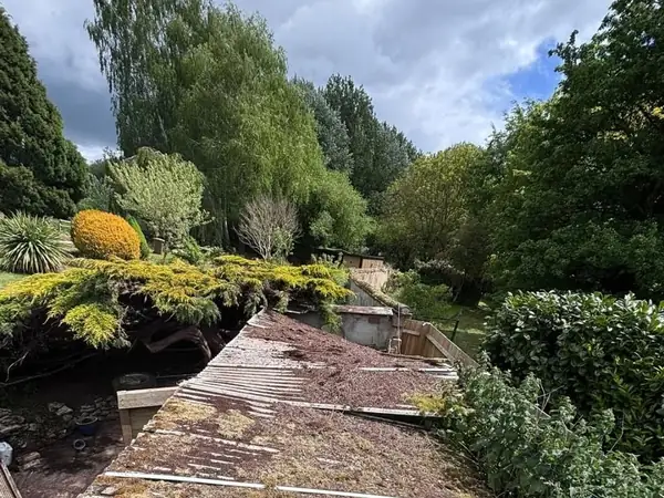 Collapsed asbestos roof removed in Andover